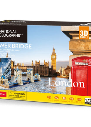3D Puzzle - National Geographic :Tower Bridge 120pcs