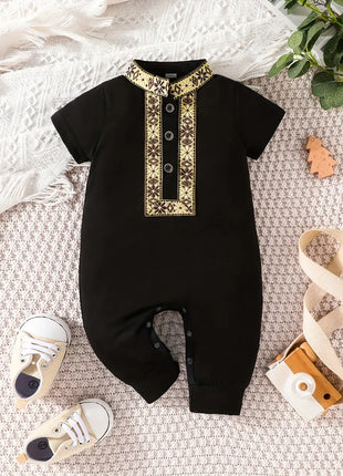 Embrioded Baby Rompers