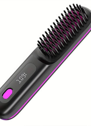 Hair Beard Straightener Brush (Wireless)
