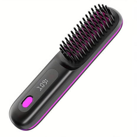 Hair Beard Straightener Brush (Wireless)