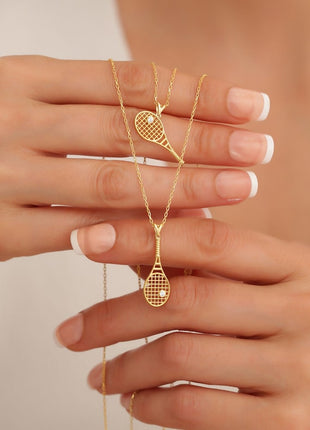 Tennis And Padel Racket Necklace