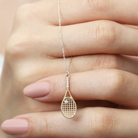 Tennis And Padel Racket Necklace