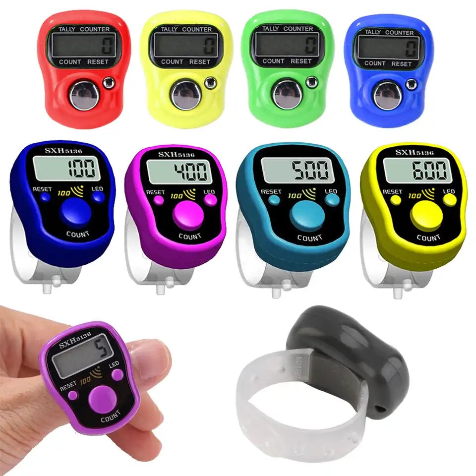 Finger Counter with LED 100 Beep count