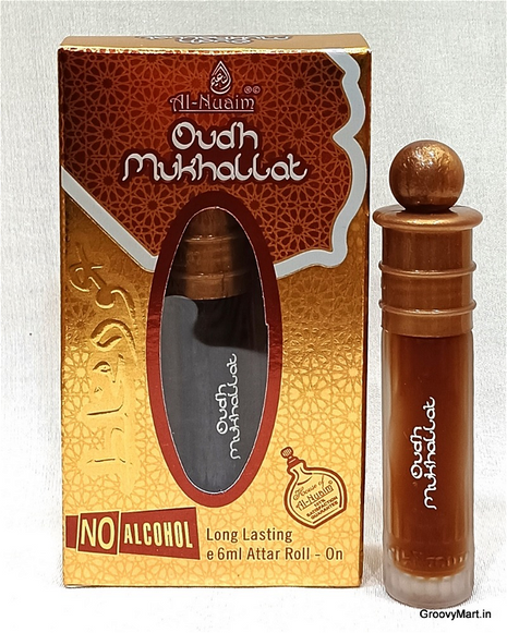Oudh Mukhallat Alcohol Free - 6ml Attar