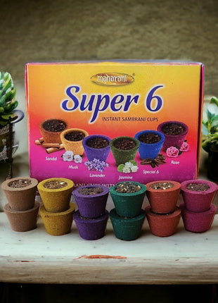 Maharani Super 6 Sambrani Cups