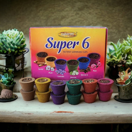 Maharani Super 6 Sambrani Cups