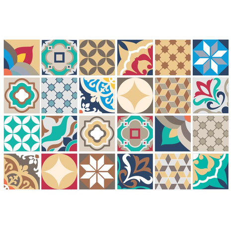 The Bold & Beautiful - Vinyl Wall Tiles