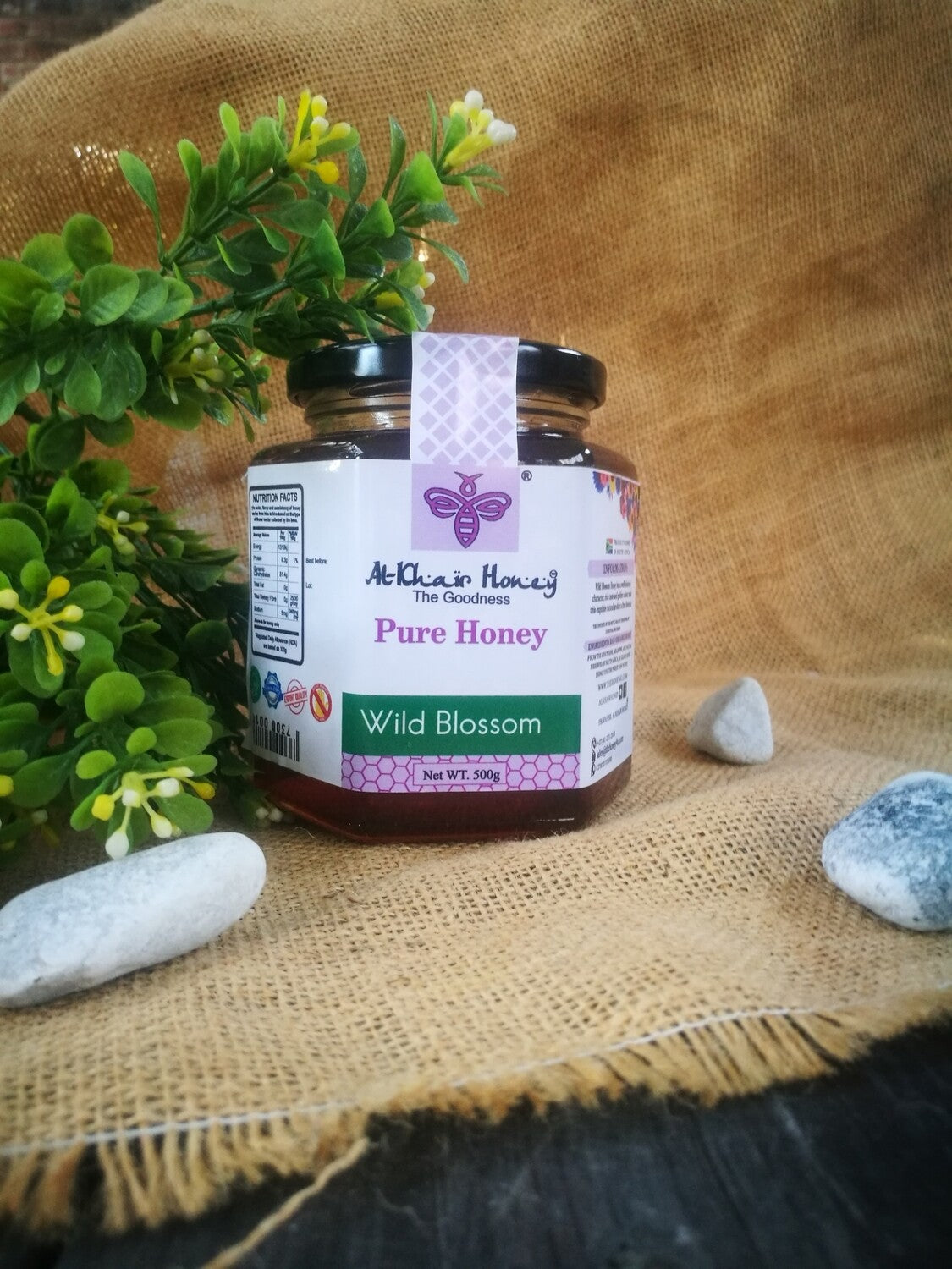 Al Khair Honey - Wild Blossom (500g Glass Jar)