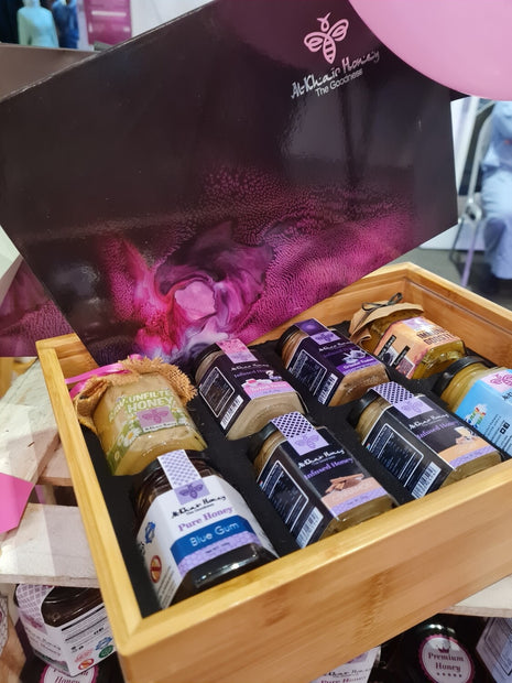 Honey in A Wooden Gift Box