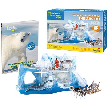 3D Puzzle - National Geographic Kids : The Arctic (73pcs)