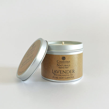 CHARISMA NATURALS ROSE GERANIUM SOY CANDLE