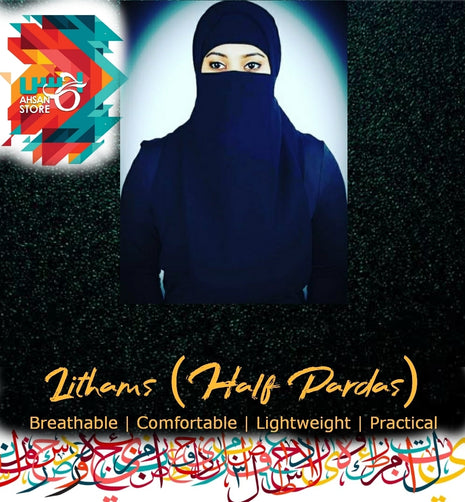 Lithams Half Niqabs