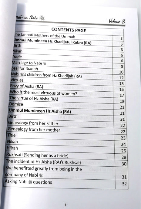 Seeratun Nabi Vol 8