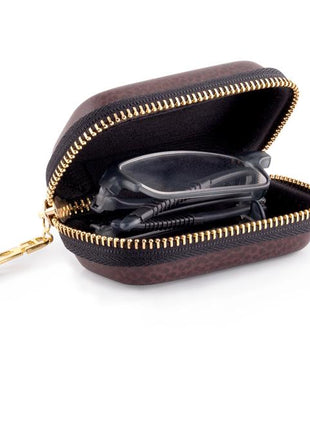 Kikkerland - Folding Readers In Leather Case