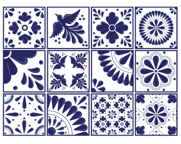 Mexican Mix - vinyl wall tiles