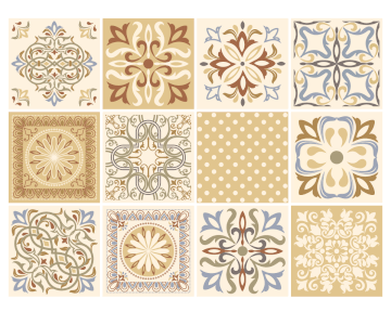 Moroccan Earth - vinyl wall tiles