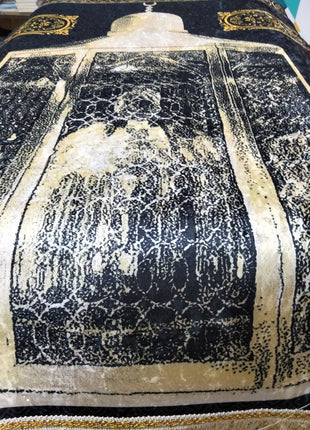 Non-Slip Rubberized Medina and Makkah Inspired Musallah