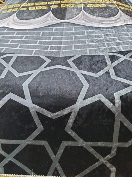 Non-Slip Rubberized Medina and Makkah Inspired Musallah