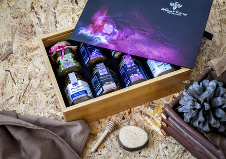 Honey in A Wooden Gift Box