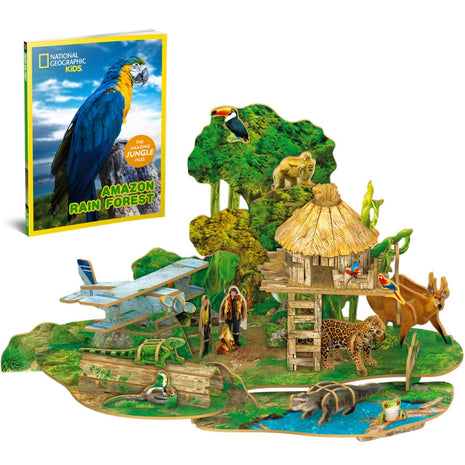 3D Puzzle - National Geographic Kids : Amazon Rain Forrest 67pcs