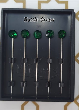 Firdevs Luxury Scarf Needle -  Green