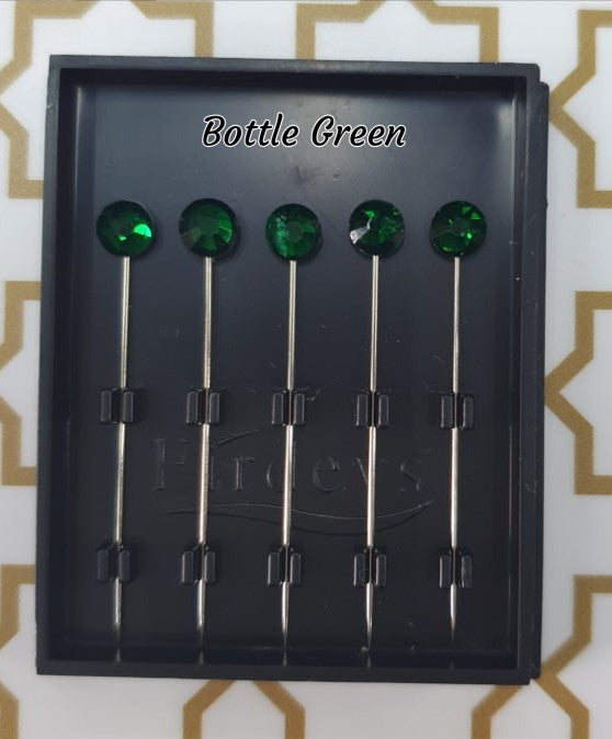 Firdevs Luxury Scarf Needle -  Green