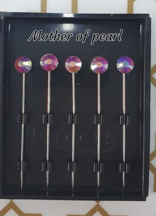 Firdevs Luxury Scarf Needle - Mother of Pearl