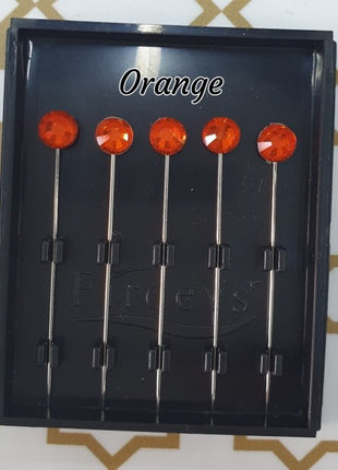 Firdevs Luxury Scarf Needle - Orange