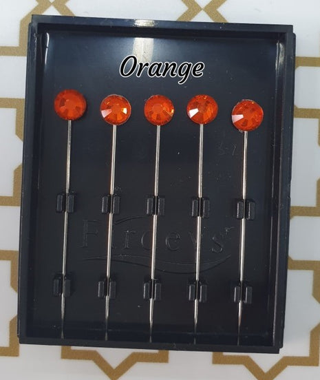 Firdevs Luxury Scarf Needle - Orange