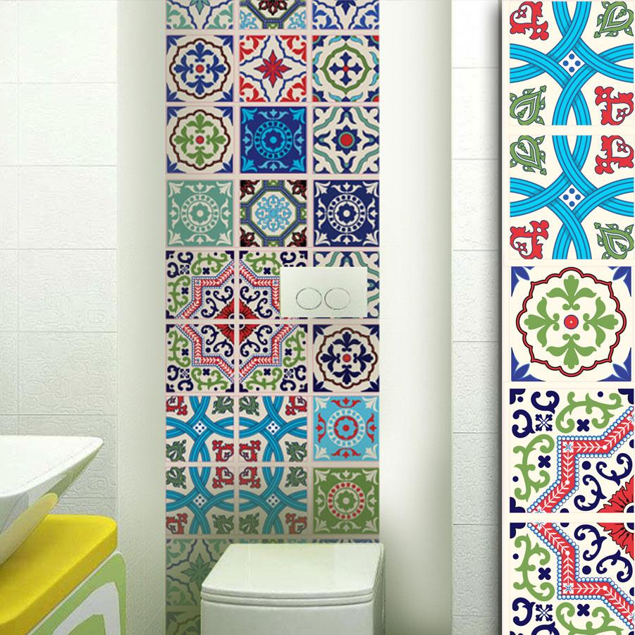 Moroccan - Colour vinyl wall tiles